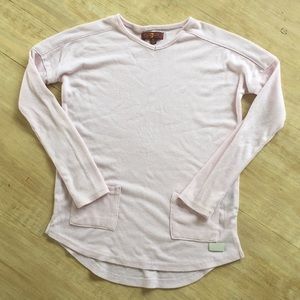 7 For All Mankind light pink long sleeve size 6